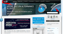 Desktop Screenshot of iutbeziers.fr